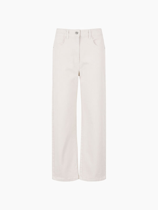 Jeans color crema dritti - sisley k jeans regular | Sisley K