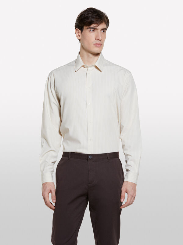 Camicia tinto filo - camicie regular da uomo | Sisley