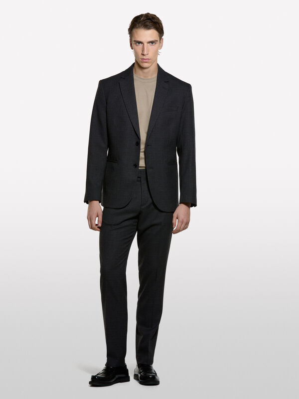 Blazer slim comfort fit nero - blazer da uomo | Sisley