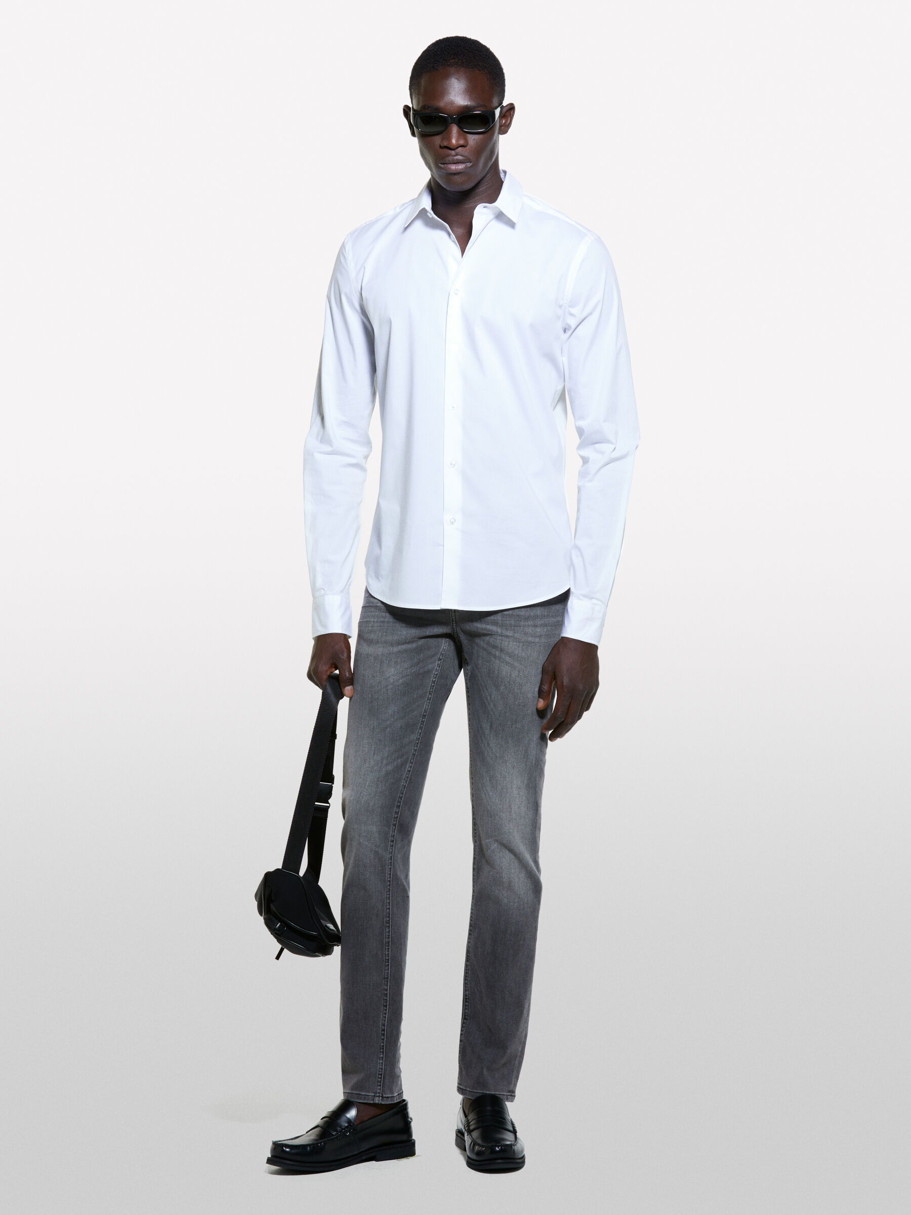 Camicia bianca sisley deals