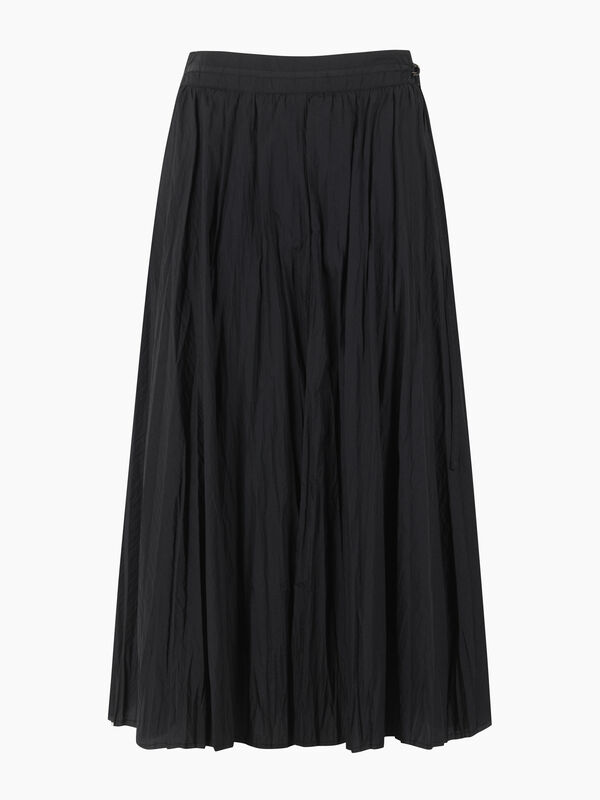 Maxi gonna nera semi trasparente - sisley k gonne longuette | Sisley K