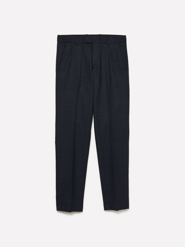Chino slim comfort fit blu scuro Chino slim comfort fit blu scuro - pantaloni chino da uomo | Sisley