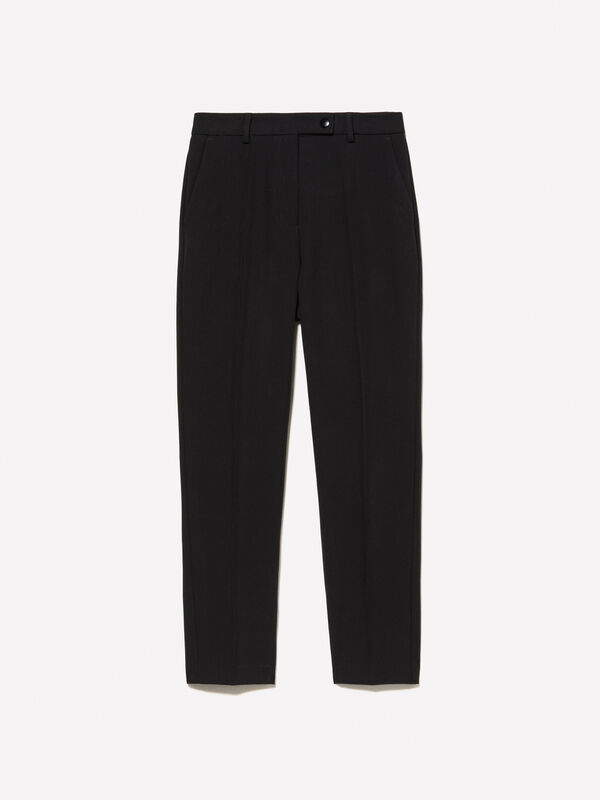 Pantaloni slim fit neri - pantaloni slim-fit da donna | Sisley