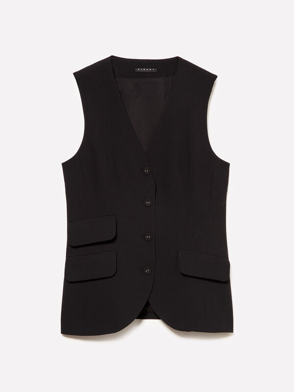 Gilet slim fit - gilet e smanicati da donna | Sisley
