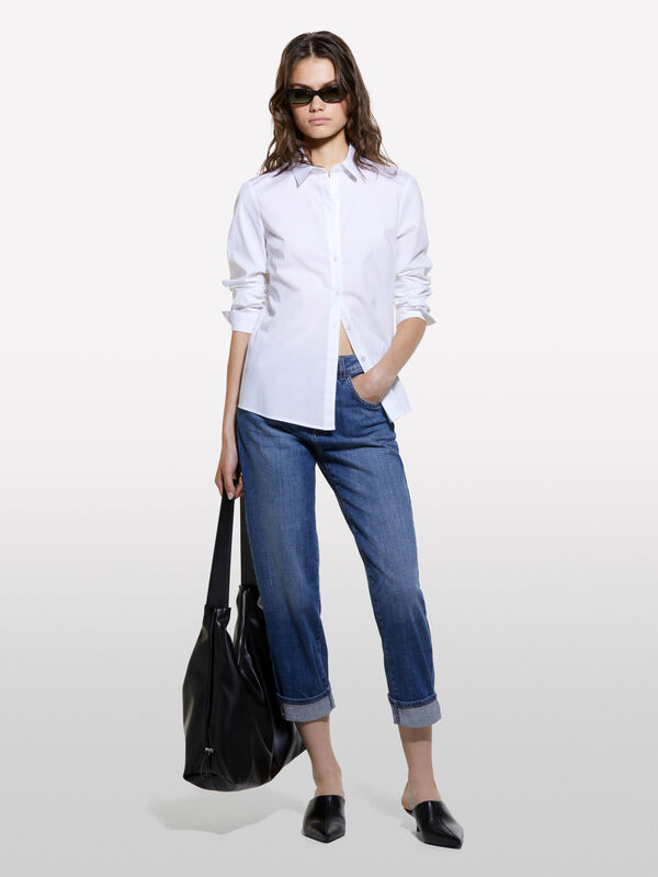 Jeans Manhattan blu regular fit - jeans regular da donna | Sisley