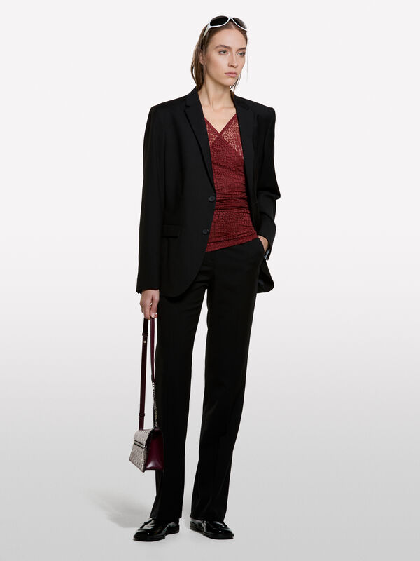 Pantaloni slim flare fit - pantaloni flare da donna | Sisley