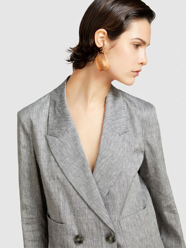Blazer doppiopetto comfort fit - blazer da donna | Sisley