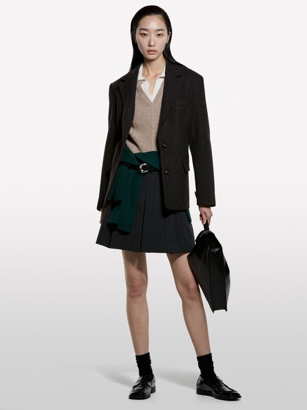 Blazer 100% lana - sisley k blazer | Sisley K