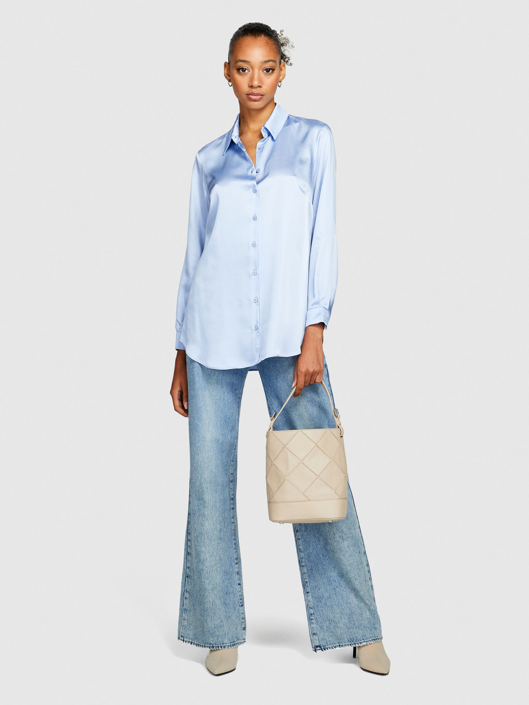 Camicia in raso best sale donna
