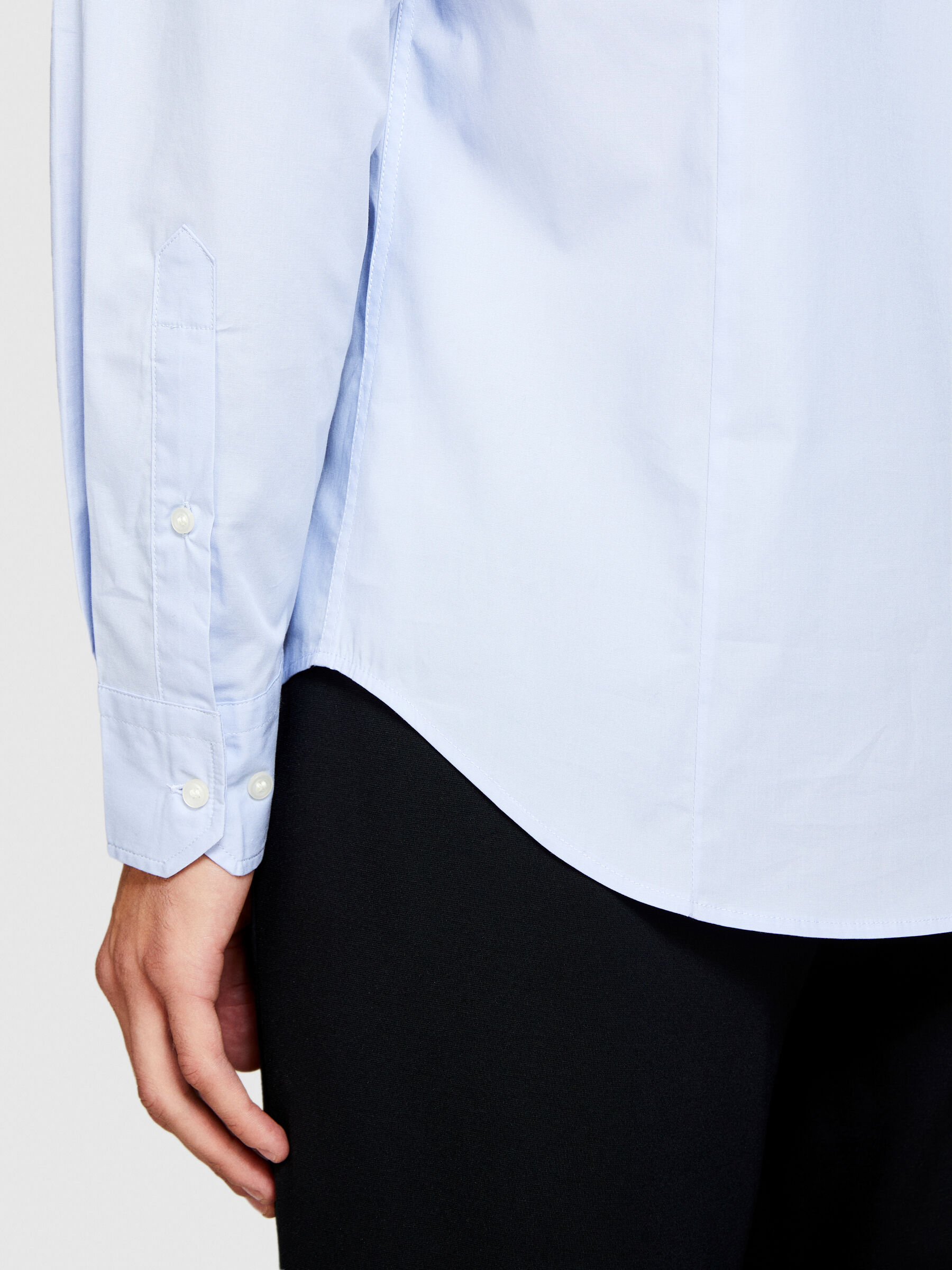Camicia slim fit Azzurro Uomo Sisley