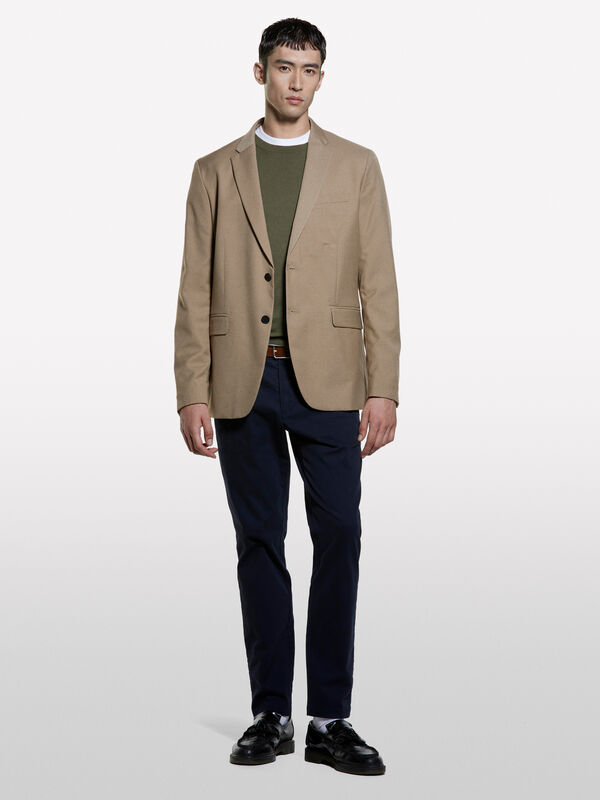 Blazer sartoriale beige - blazer da uomo | Sisley