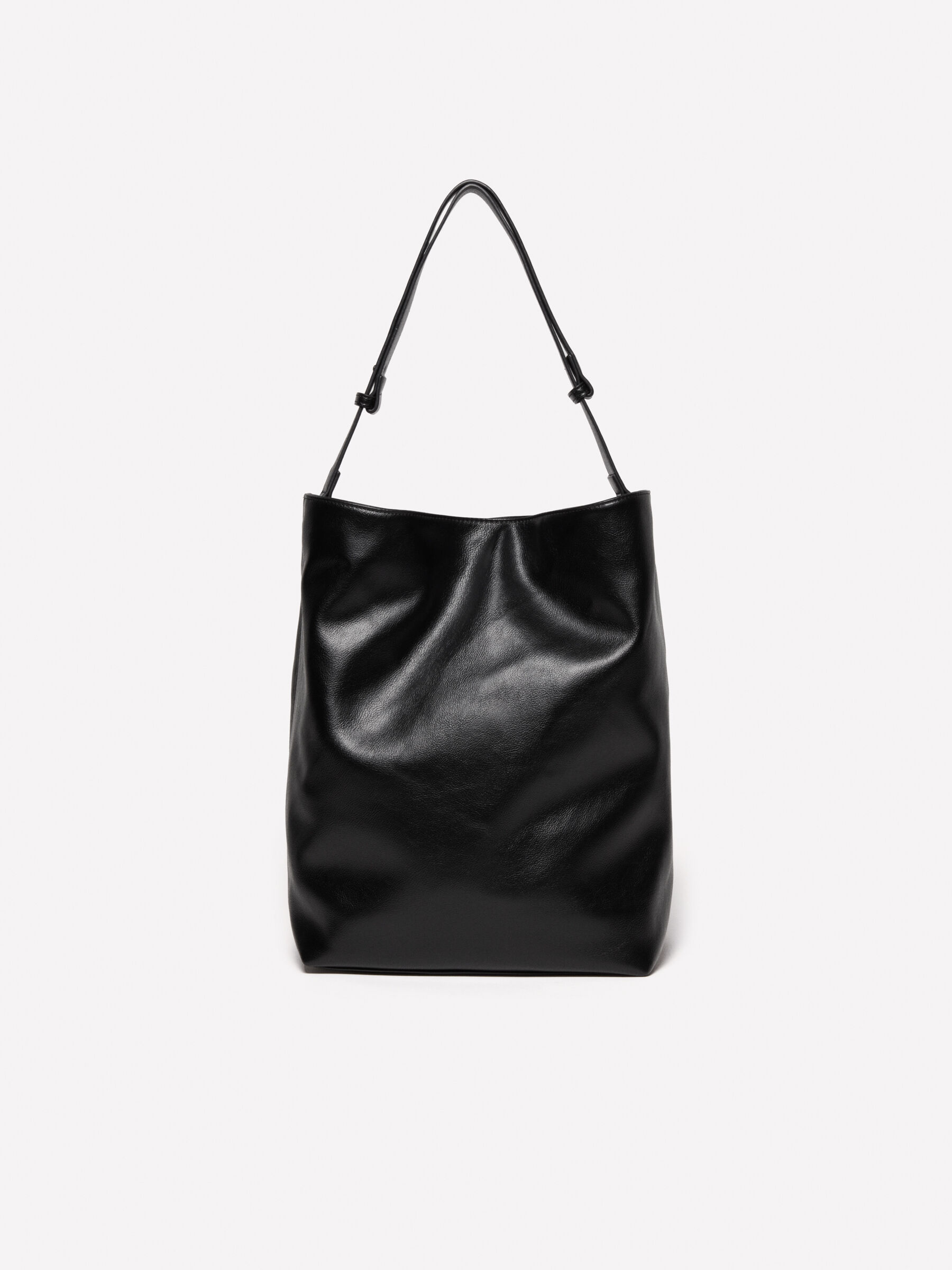 Borsa nera grande a spalla Nero Sisley
