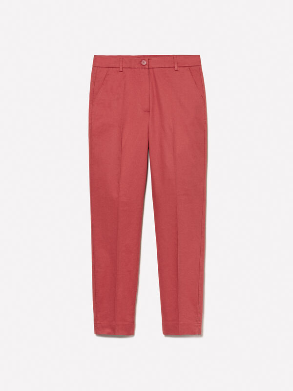 Chino fard regular fit  Chino fard regular fit  - pantaloni chino da donna | Sisley