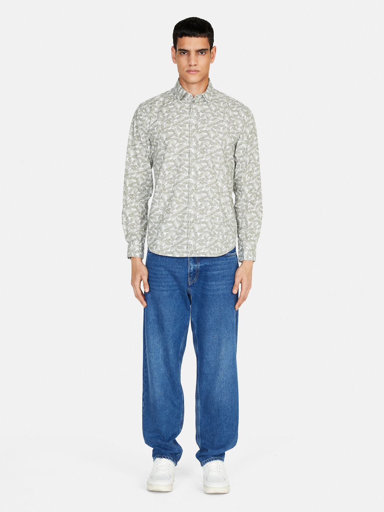Sisley - Printed Shirt, Man, Multi-color, Size: S