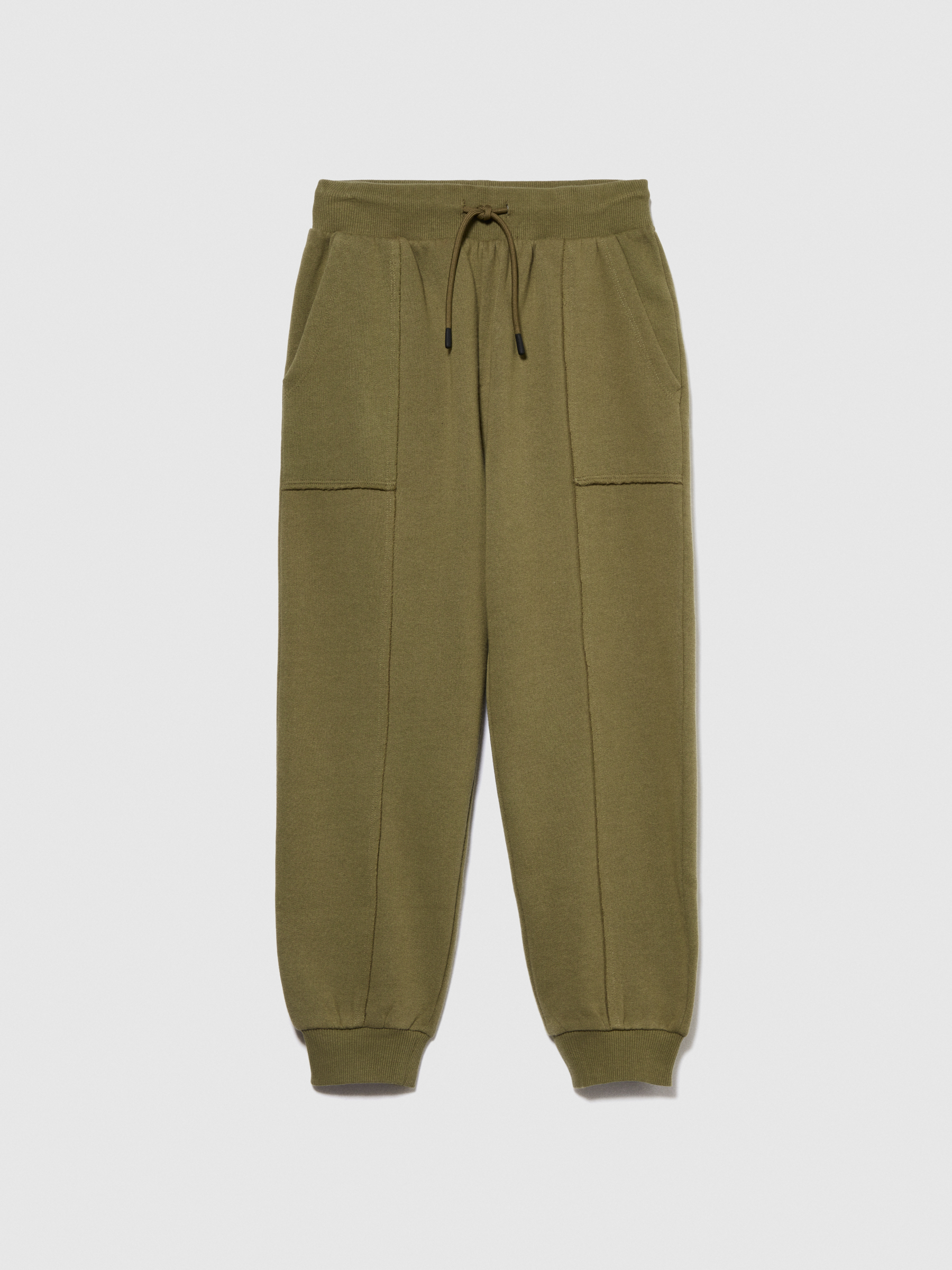 Sisley Young - Oversized Sweat Joggers, Man, Military Green, Size: L