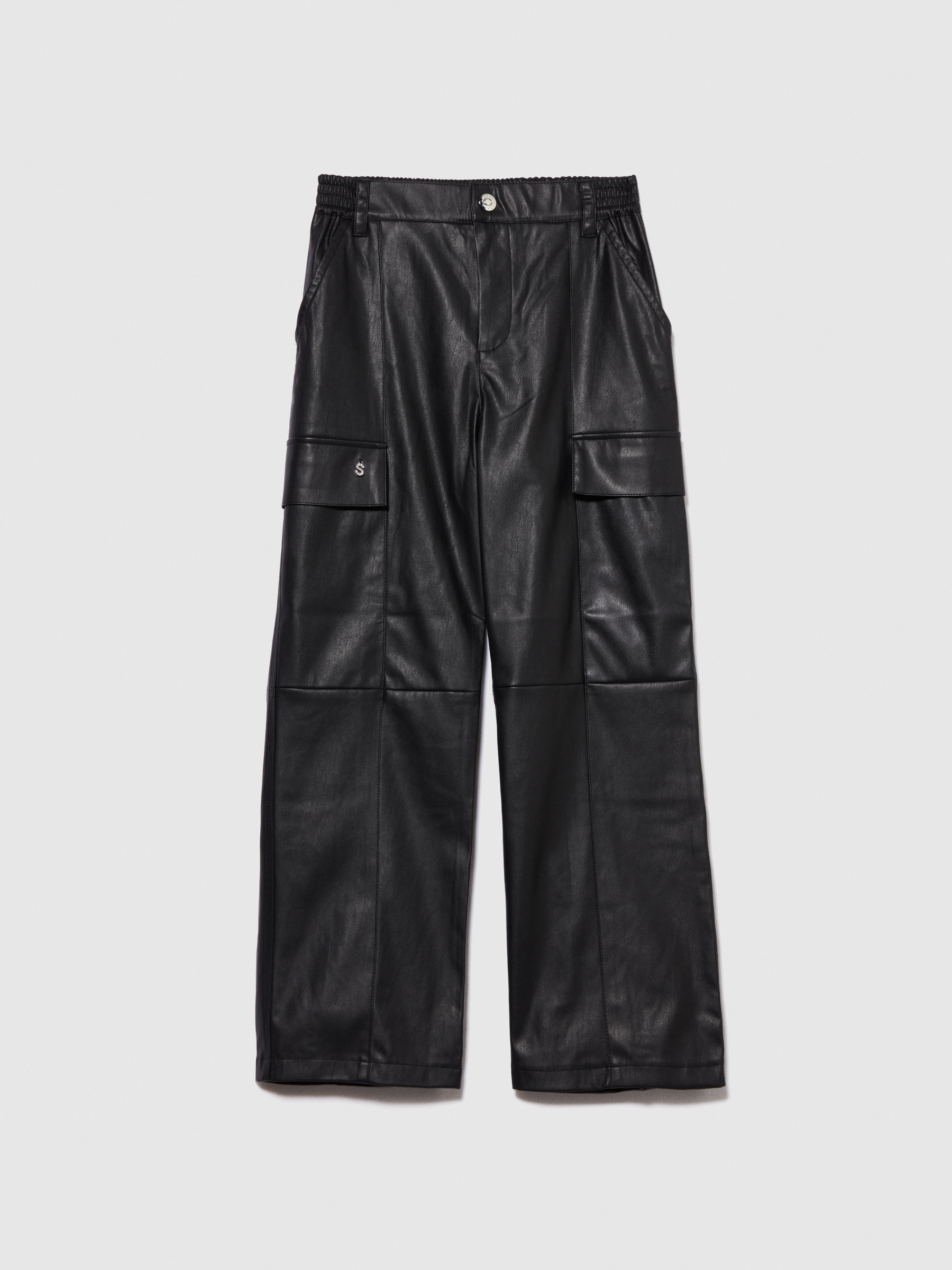 Sisley Young - Cargo Pants, Woman, Black, Size: XS
