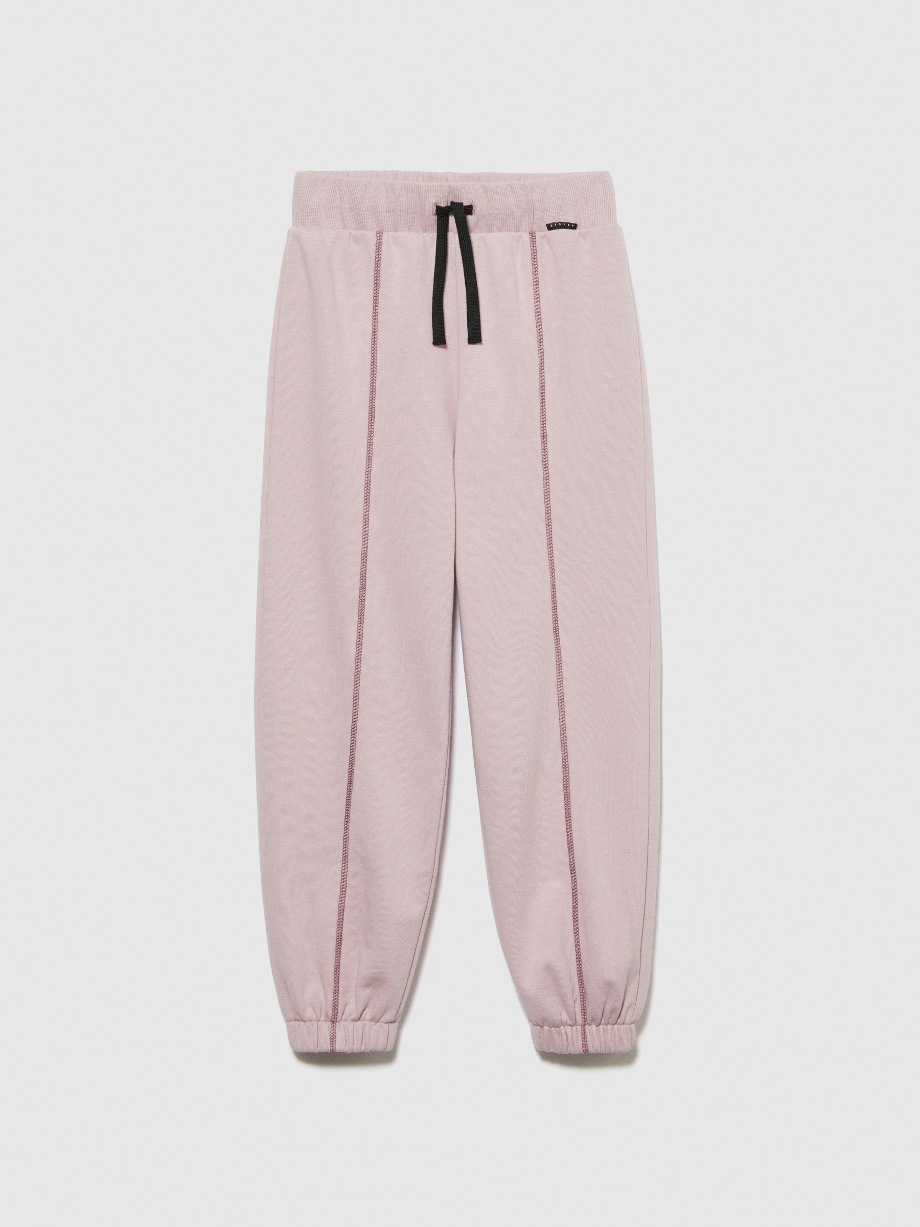Sisley Young - Oversized Fit Joggers, Woman, Pink, Size: EL