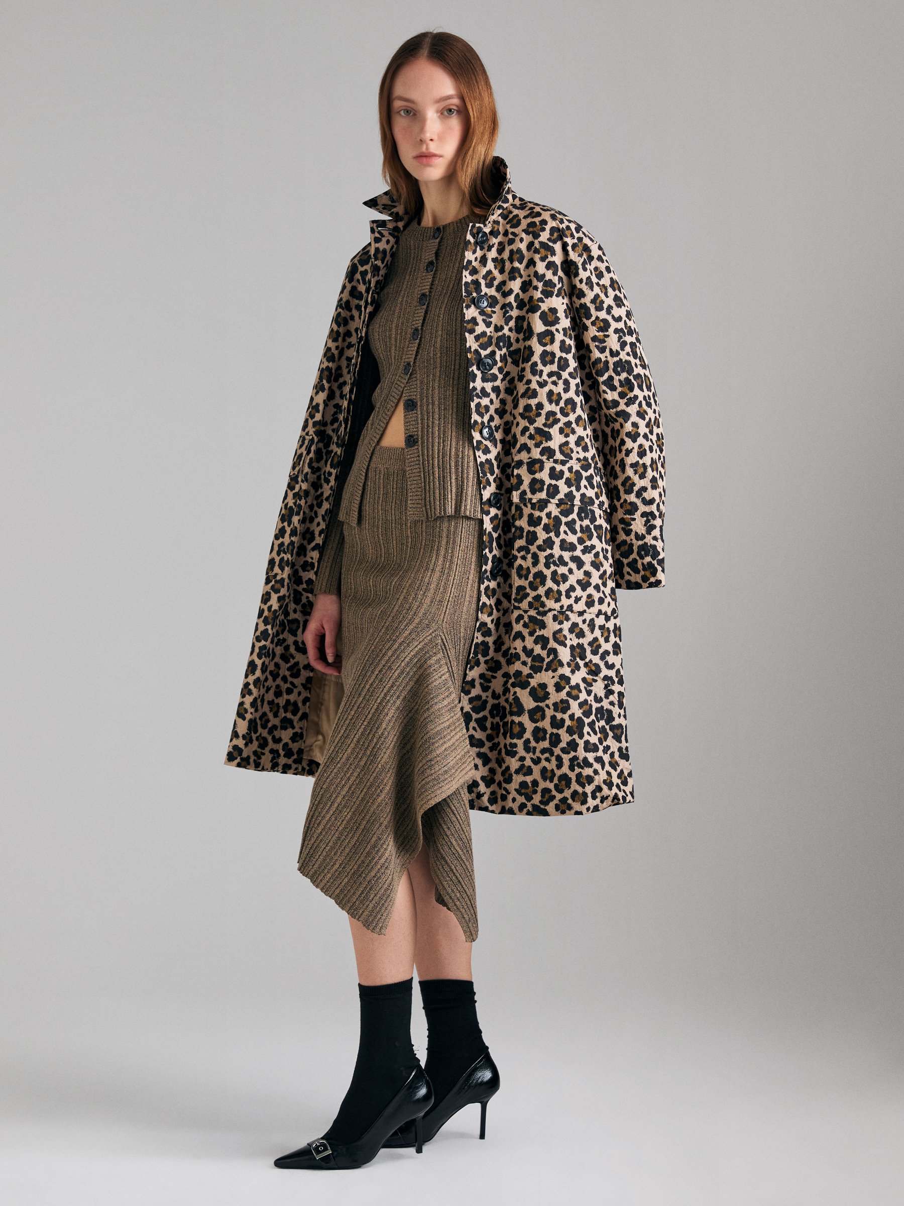 Sisley Donna Verde Militare - Cardigan A Costine, Taglia: S